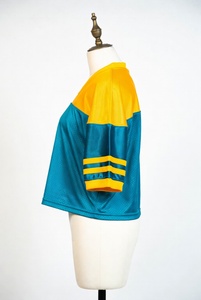 Camiseta Deportiva Personalizable de Fútbol Americano de Manga Corta con Malla Transpirable para Adultos - Camiseta de Práctica Deportiva Estilo Hip Hop - Product Image 6