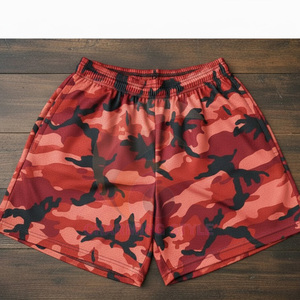 Pantalones Cortos de Malla de Camuflaje Personalizados de 7 Pulgadas con Estampado Gráfico Sublimado en Poliéster, Tallas S-6XL, para Hombre, Pantalones Cortos Deportivos - Product Image 6