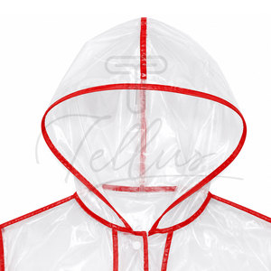 Chaqueta Cortavientos de Moda Personalizada 2026, Chaqueta Larga Impermeable para Mujer, Chaqueta Impermeable Eva, Chaquetas Transparentes para Lluvia - Product Image 4