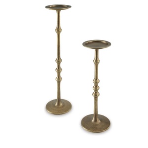 Top Selling Antique <b>Candlestick</b> <b>Holder</b> Indoor And Outdoor Home Decoration Metal Aluminum Pillar For Weddings & Party - Product Image 1