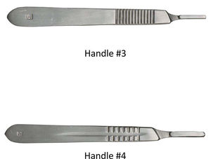 Manche de scalpel chirurgical professionnel en acier inoxydable pour micro-lames, équipement médical à alimentation manuelle, CE ISO - Product Image 4