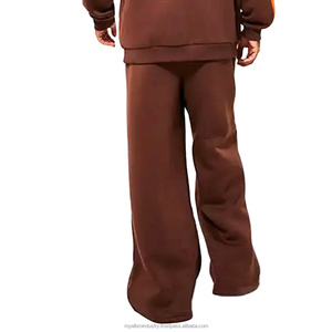 Fournisseur de survêtements de haute qualité à bas prix Vêtements unisexes Service OEM de logo personnalisé Vêtements de survêtements de style évasé pour hommes - Product Image 6