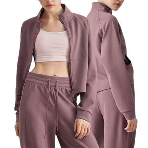 Ropa deportiva gimnasio Jogger pantalones de peso pesado diferentes 3 piezas transpirable mujeres colores Fitness bordado estampado chándales - Product Image 1