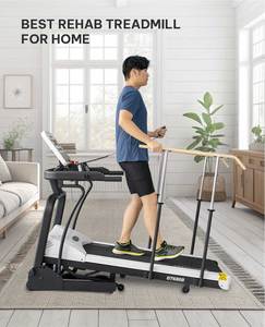 Caminadora Plegable para el Hogar, Caminadora Eléctrica con Pantalla LED, Entrenamiento Interior Seguro para Rehabilitación de Personas Mayores - Product Image 3