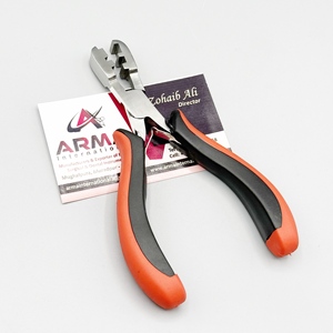 Pince à double pointe en U plate pré-collée, en acier inoxydable de qualité chirurgicale, outil de coiffure pour boucles de cheveux, fusion de kératine pour extensions capillaires - Product Image 1