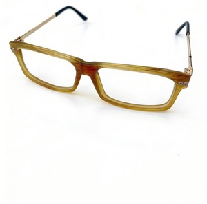 Gafas Horn Unisex Hechas a Mano con Monturas Naturales a Rayas, Ligeras, Cómodas, con un Look Juvenil y Profesional - Product Image 2