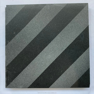 Dalles de pavage en pierre naturelle de haute qualité, basalte noir, grandes dalles, durables, écologiques, design moderne, bâtiment de bureaux - Product Image 1