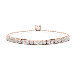 กำไลข้อมือโบโลแบบปรับได้ประดับเพชรทองคำสังเคราะห์, กำไลข้อมือแบบเลื่อนประดับเพชรทรงแท่งสไตล์มินิมอลสำหรับผู้หญิง, เครื่องประดับเพชรทันสมัย - Product Image 1