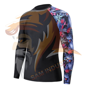 Wholesale Factory Price Customizable <b>Compression</b> <b>Shirt</b> Long & Blank Design <b>Compression</b> Sublimated <b>Shirts</b> - Product Image 3