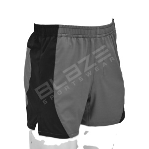 Shorts de sport décontractés unisexe personnalisés en polyester avec poches, logo et entrejambe de 5 pouces, double maille pour hommes - Product Image 1