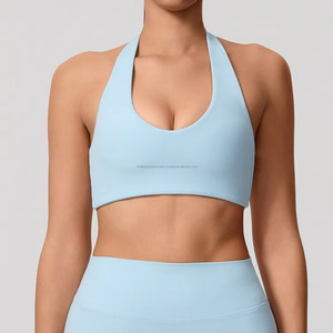 Square Neck Crop <b>Top</b> Mid Waist Yoga Set Solid Color Breathable Spandex Polyester Front <b>Sweat</b>-Wicking Women's Activewear OEM - Product Image 3