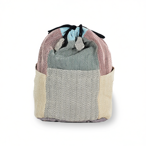 Cotton <b>Drawstring</b> <b>Backpack</b> Comfy and Eco-Friendly for Everyday Use - Product Image 2