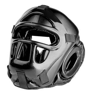 Head Guard Protector de cabeza ajustable Entrenamiento Soft Shell Casco acolchado para fútbol con lados Sus logotipos - Product Image 1