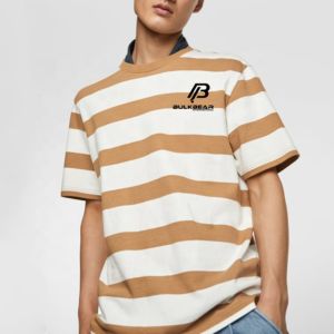 T-shirt Homme Uni Décontracté 100% Coton Tricoté Respirant Séchage Rapide Col Rond Coupe Classique Manches Courtes Design Basique - Product Image 4