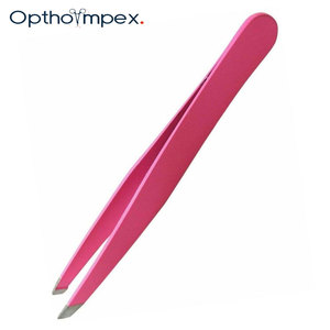 Pinzas de Precisión Reutilizables y Ligeras para Cejas, de Acero Inoxidable con Punta Inclinada, Herramienta Profesional para Depilación y Belleza - Product Image 3