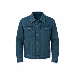 Best Selling 2026 High Quality Denim Winter Thicker <b>Jean</b> With Sherpa <b>Fleece</b> Lined Fur Street Style Cowboy Winter <b>Jean</b> Jacket - Product Image 1