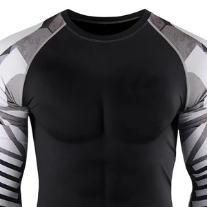 Top Selling Men Wear <b>Swimming</b> <b>Shirt</b> Rash Sun Protection Clothing Printed Rash Guard for Men Low MOQ 2026 - Product Image 3