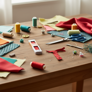 Cerniera Ilan 30 cm colore rosso per cucito e artigianato - Product Image 2