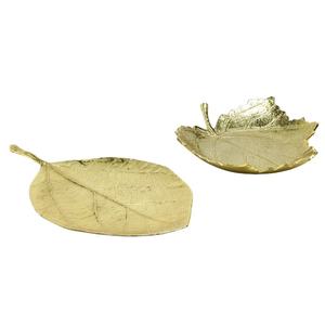 Bandeja de hoja de aluminio decorativa Bandeja de oro decorativa de lujo estándar para el hogar y el hotel Producto de alta calidad - Product Image 1