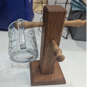 Cute <b>Tree</b> Shape Wooden Coffee Tea Cup Holder <b>Mug</b> Hanging Display Rack Drinkware Shelf Restaurant Kitchen Storage Tool Home Decor - Product Image 4