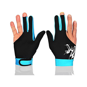 Gants de snooker hydrofuges à séchage rapide avec revêtement hydrophobe en nylon et polyester durables - Product Image 1