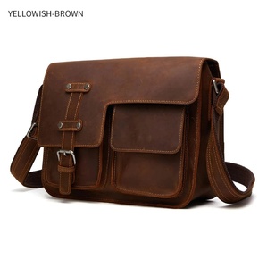 Maletín Moderno para Portátil de Cuero Genuino con Correa, Color, Tamaño y Logotipo Personalizables - Bolsa Protectora Impermeable para Oficina - Product Image 1