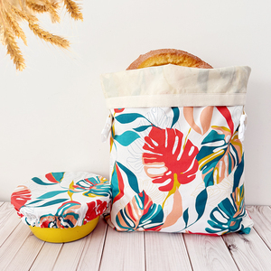Sacs à pain en coton en gros, sacs de rangement pour pain réutilisables avec logo personnalisé, emballage de boulangerie durable, sacs à pain en tissu biologique - Product Image 6