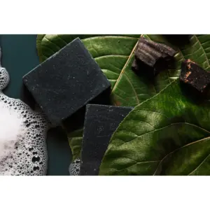 Jabón en Barra de Carbón Activado y Arcilla para Limpieza Profunda Facial y Corporal, Etiqueta Privada, Barra Limpiadora Desintoxicante para Venta al por Mayor - Product Image 1