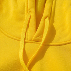 Sudadera con Capucha para Mujer EXPERIENCE GEAR, Amarilla, 100% Algodón Tejido, Color Sólido, Bolsillo Frontal, Corte Regular, Casual, Manga Larga - Product Image 6