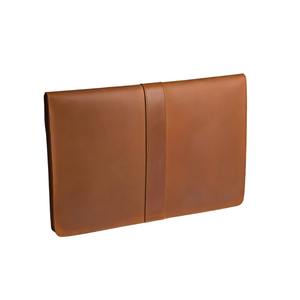 Funda de Cuero Genuino para Tablets, Tamaño Estándar, Almacenamiento Horizontal y Vertical, Estilo Vintage, Bandolera de Cuero de Primera Calidad, Duradera, para Portátil de Negocios - Product Image 6