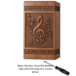 Custom Engraved Wooden Resin Urn <b>Box</b>: Pet/Human <b>Memorial</b> <b>Keepsake</b> urn <b>Memorial</b> <b>Keepsake</b> by AYAANS - Product Image 4