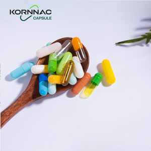Kornnac Leere Kapseln Pharmazeutische Gelatine-Hartkapseln Größen 000-0-1-2-3-4-5 Benutzerdefinierte Farbe Nahrungsergänzungsmittel Medikamente ChP/USP/EP - Product Image 2