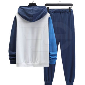 Men Hooded <b>Tracksuits</b> <b>Winter</b> Casual Stylish Sportswear Gym Outdoor Training Athletic Activewear 100% Cotton Breathable - Product Image 2