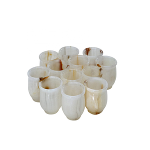 Tùy Chỉnh Handmade Nghệ Thuật Dân Gian Di Động Onyx Cup Bộ Chất Lượng Cao Cấp Home & Nhà Bếp Trang Trí Nội Thất Hot Bán Thiết Kế Mới Vật Liệu Hữu Cơ - Product Image 1