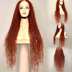 วิกผมสีส้มหยิกยาวคุณภาพสูงจากผมแท้ของคนเวียดนาม - Product Image 1