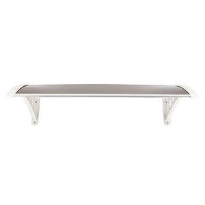 HT 100 X 80 D0100X3TYSX Household Rain Cover and Eaves Brown Board with White Holder <b>Door</b> & <b>Window</b> <b>Accessories</b> - Product Image 2