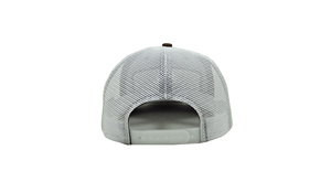 Casquette Trucker 5 Panneaux en Maille Blanche Respirante avec Écusson Tissé Personnalisable, Fabriquée au Vietnam pour l'Extérieur et un Style Toute l'Année - Product Image 3