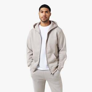 Sweat-shirts à capuche personnalisés anti-rides, respirants, en molleton de coton blanc épais 500 g/m², avec impression puff, pour femme, respirants - Product Image 3