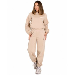 Women Fleece Pullover Hoodie Tracksuit Set Relaxed Fit Hooded Sweatshirt Jogger <b>Trousers</b> Casual Winter Two Piece Outfit - Product Image 1