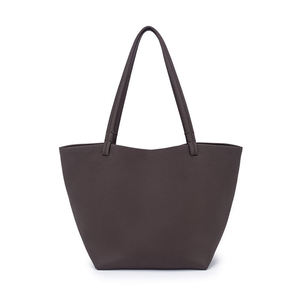 Sac fourre-tout de luxe en cuir véritable pour femme, grande capacité, sac à bandoulière, sac à main de travail en cuir véritable, logo personnalisé - Product Image 3