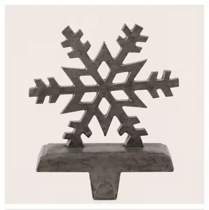 Decorative Holiday <b>Stocking</b> <b>Holder</b> Luxury Metal Ornament for Seasonal Decor - Product Image 3