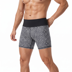 Custom Printed <b>Men</b> <b>Base</b> <b>Layer</b> <b>Shorts</b> Low Elastic Waist Gym Workout Slimming <b>Shorts</b> Yoga Fitness <b>Men</b> Compression <b>Shorts</b> - Product Image 1
