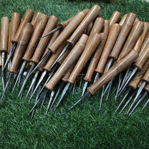 Punzón de costura de cuero artesanal con mango de madera de acacia a precio de mayoreo - Product Image 6