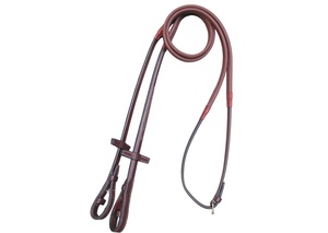 Rênes en cuir lacées, équipement d'équitation durable, matériel équestre - Product Image 5