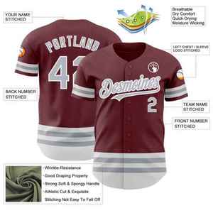 Camiseta de Béisbol de Alta Calidad, Nuevo Diseño, Superventas, Estilo Moderno, Económica, para Hombre - Product Image 6