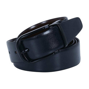 Men Cow Hide Casual Work Dress <b>Jeans</b> <b>Belt</b> Brass Pin Buckle Durable Adjustable 3.5cm Width Classic Fashion - Product Image 3
