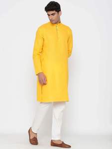<b>Men</b> Shalwar Kameez <b>Set</b> Custom Size High Quality Cotton Quick Dry Stitching Kurta <b>Pajama</b> Supplier Bulk OEM All Seasons - Product Image 5
