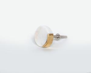 Boutons muraux ronds minimalistes en marbre, personnalisés, en agate de luxe polie, faits à la main, pour la décoration intérieure - Product Image 3