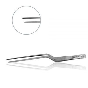 Forceps chirurgical Kocher 1x2 à dents, en acier inoxydable allemand de haute qualité, forceps de pansement chirurgical Kocher de qualité supérieure - Product Image 2