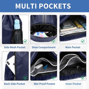 Sac de sport en toile grande capacité pour hommes et femmes - Product Image 4